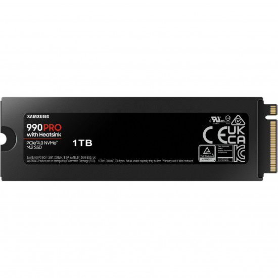 M.2 1TB Samsung 990 PRO Heatsink NVMe PCIe 4.0 x 4 retail M.2 1TB Samsung 990 PRO Heatsink NVMe PCIe 4.0 x 4 retail