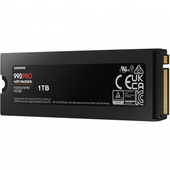 M.2 1TB Samsung 990 PRO Heatsink NVMe PCIe 4.0 x 4 retail M.2 1TB Samsung 990 PRO Heatsink NVMe PCIe 4.0 x 4 retail