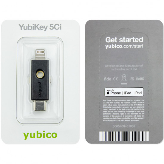 YubiKey 5Ci USB-C/lightning YubiKey 5Ci USB-C/lightning